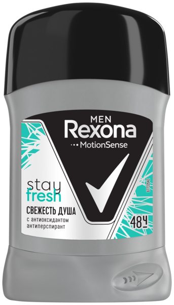 Дезодорант стик мужской REXONA Men Свежесть душа, 50мл